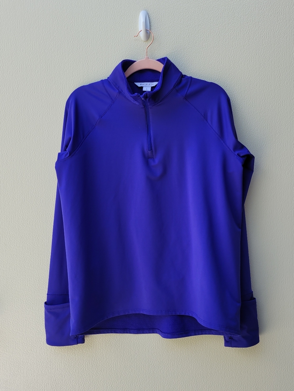 Athleta Royal Purple Performance  Top Womens Size LG